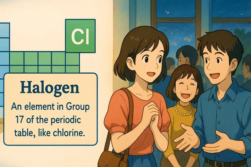 Halogen Meaning
