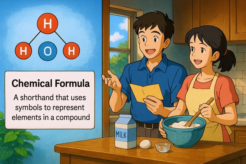 Chemical Formula Meaning Chemical Formula Meaning