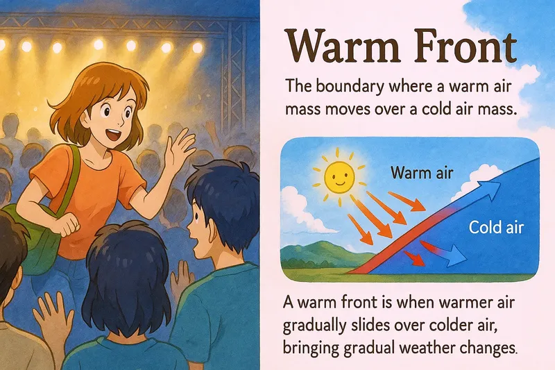 Warm Front Meaning