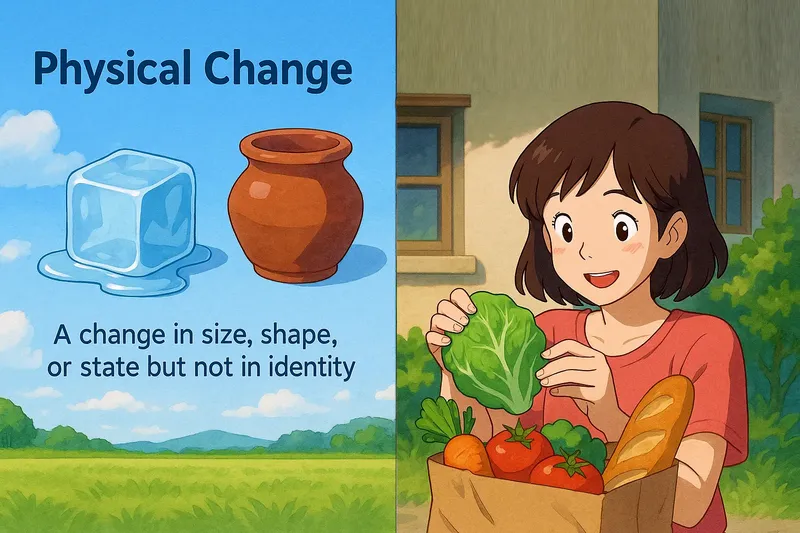 Physical Change Meaning