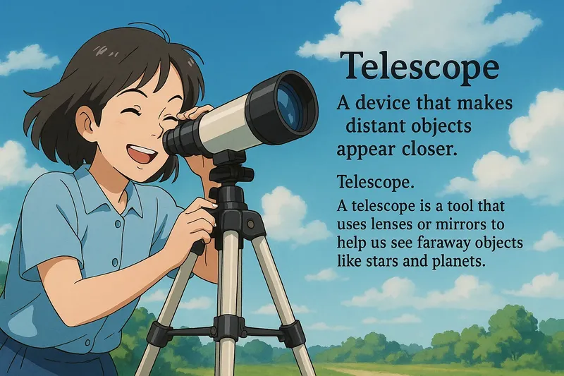 Telescope Meaning