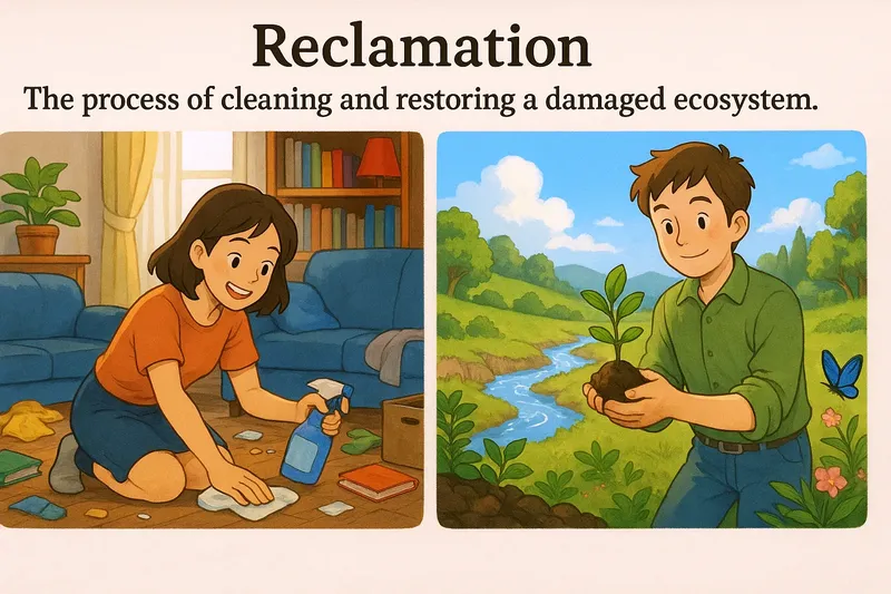 Reclamation Meaning