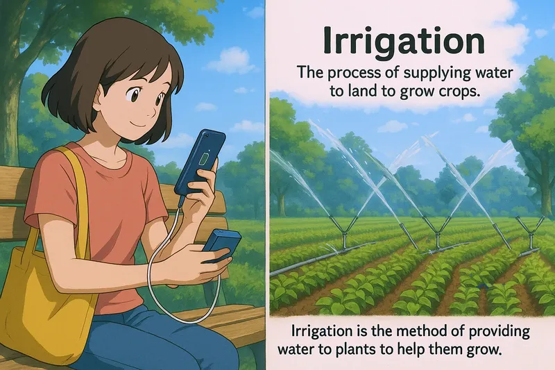 Irrigation Meaning