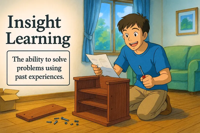 Insight Learning Meaning Insight Learning Meaning