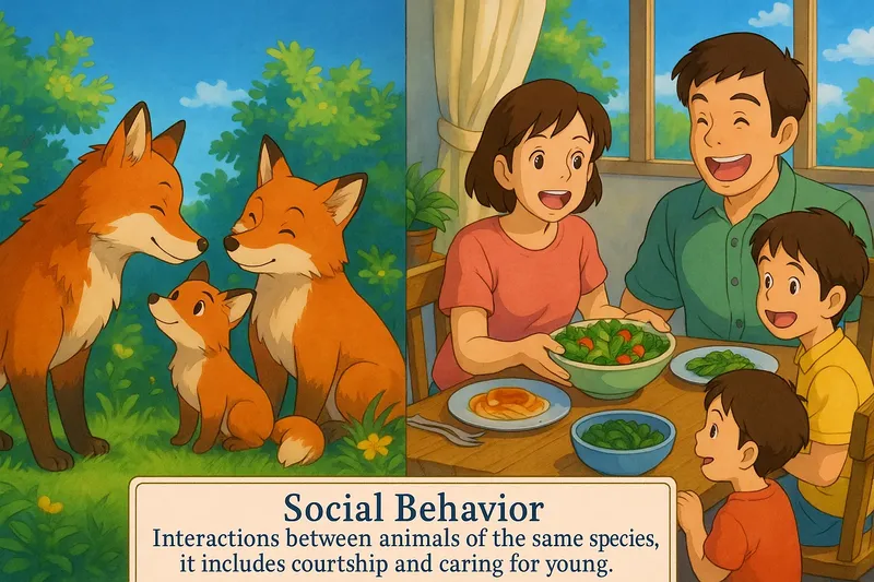 Social Behavior Meaning