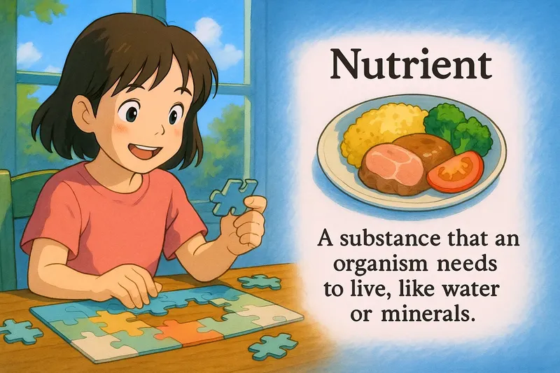Nutrient Meaning Nutrient Meaning