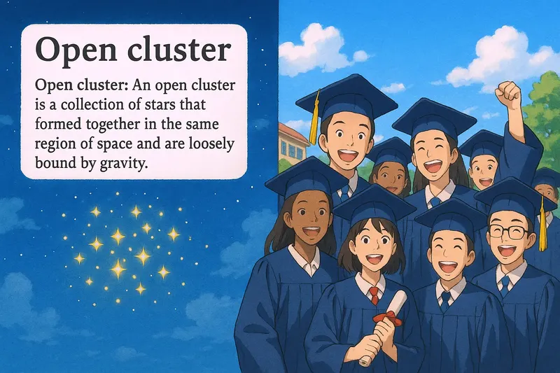 Open Cluster Meaning Open Cluster Meaning