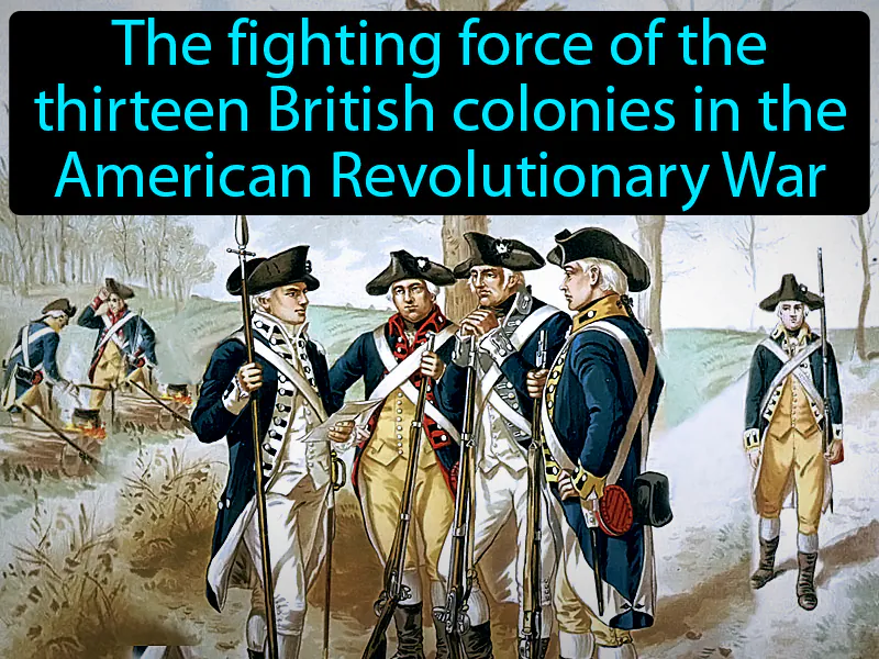 Continental Army Definition Continental Army Definition