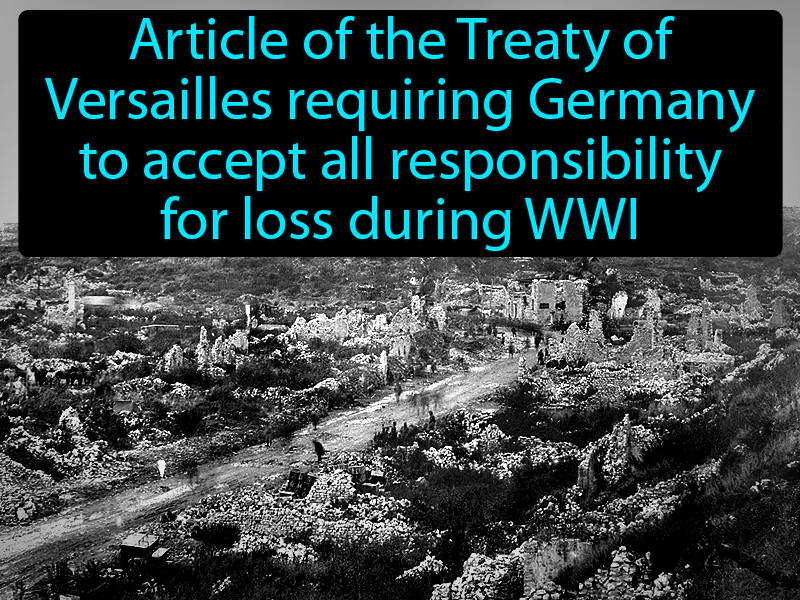 War-guilt Clause Definition War-guilt Clause Definition