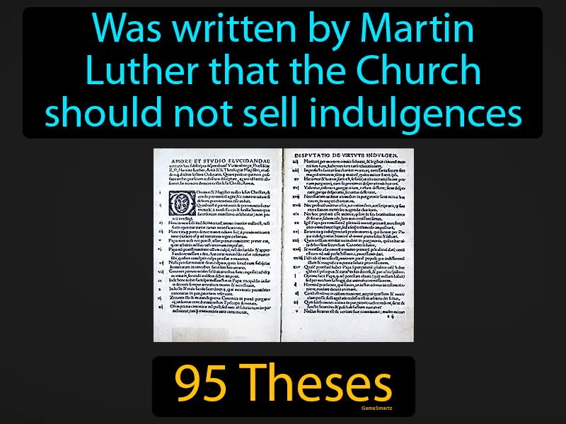 95 Theses Definition 95 Theses Definition