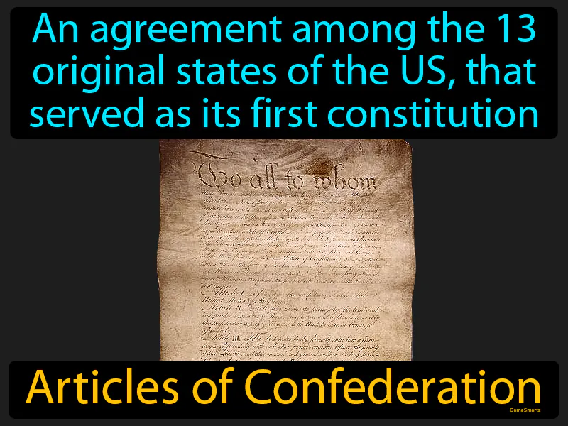 Articles Of Confederation Definition Articles Of Confederation Definition