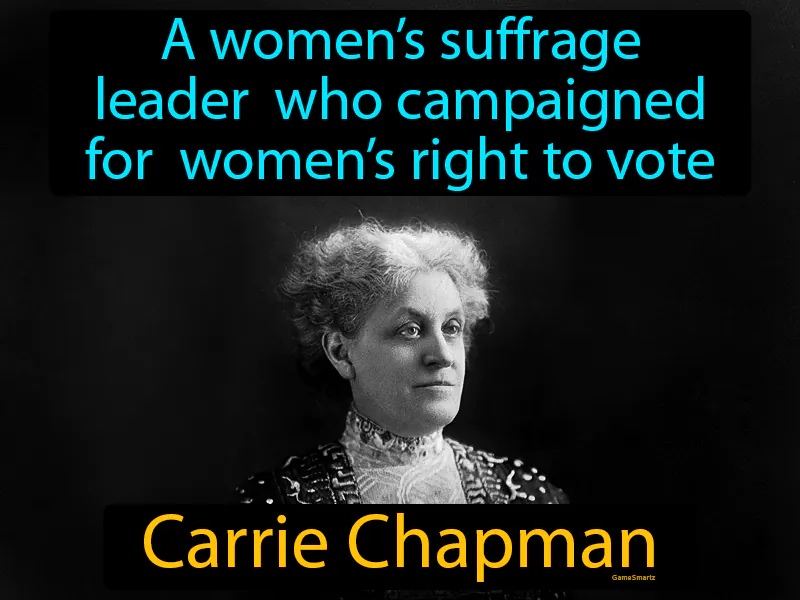 Carrie Chapman Definition Carrie Chapman Definition