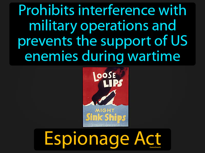 Espionage Act Definition Espionage Act Definition
