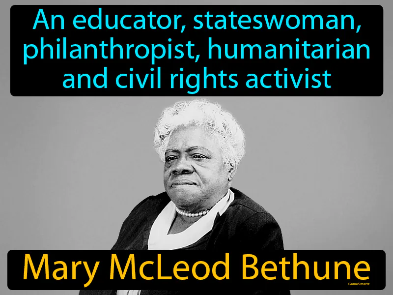 Mary McLeod Bethune Definition Mary McLeod Bethune Definition