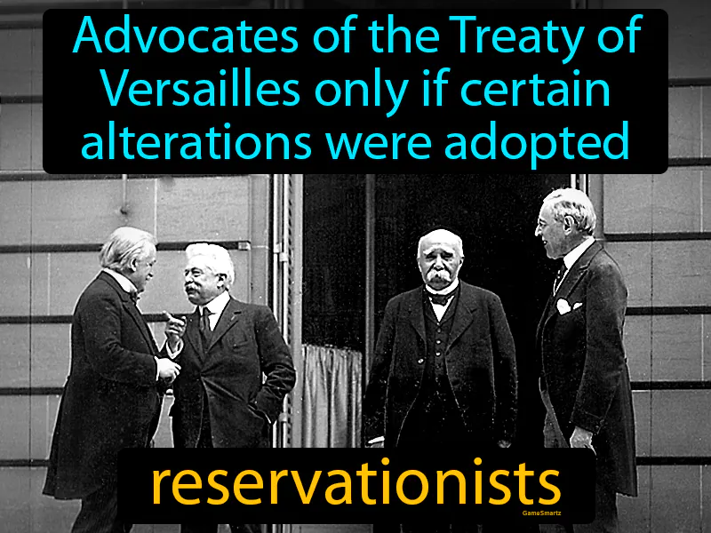 Reservationists Definition Reservationists Definition