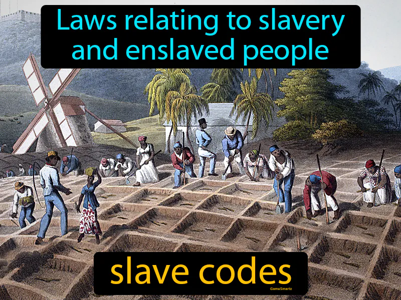 Slave Codes Definition Slave Codes Definition