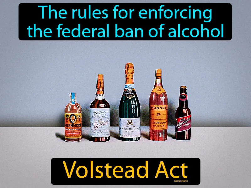 Volstead Act Definition Volstead Act Definition
