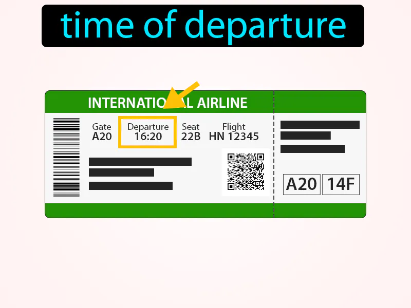 La Hora De Salida Definition