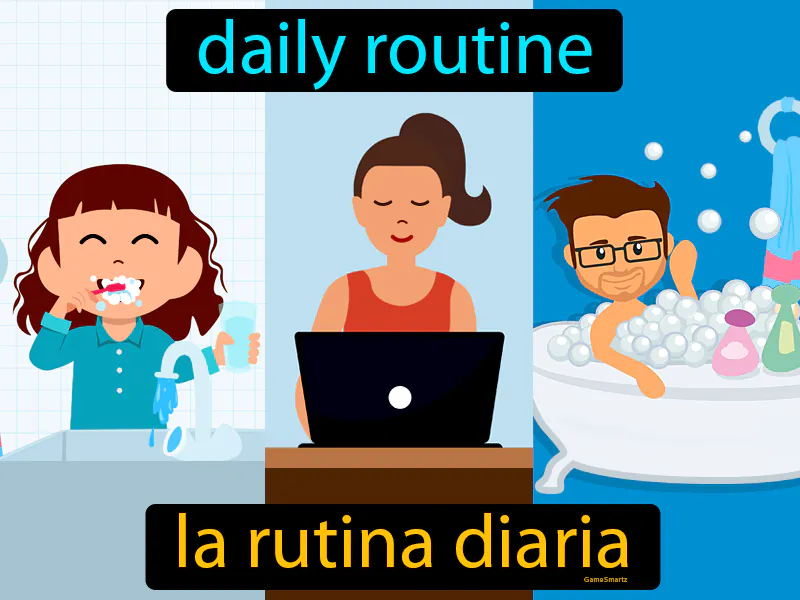 La Rutina Diaria Definition La Rutina Diaria Definition